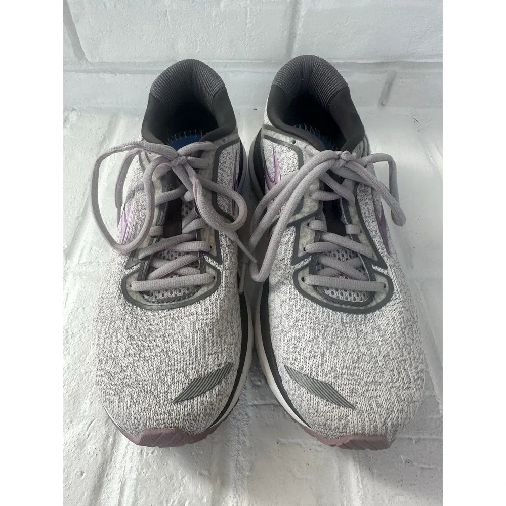 Brooks Adrenaline GTS 20 Womens 7.5 Running Shoes Grey 1202961B030 No Insoles - Picture 2 of 12